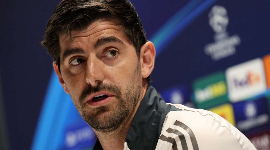 تيبو كورتوا "بلياقة تامة" لمواجهة ريال مدريد أمام أرسنال في دوري أبطال أوروبا