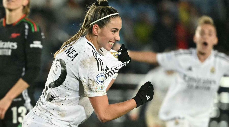 تغلبت ريال مدريد على أرسنال في ذهاب دوري أبطال أوروبا للسيدات، فيما تفوقت ليون على بايرن ميونخ.