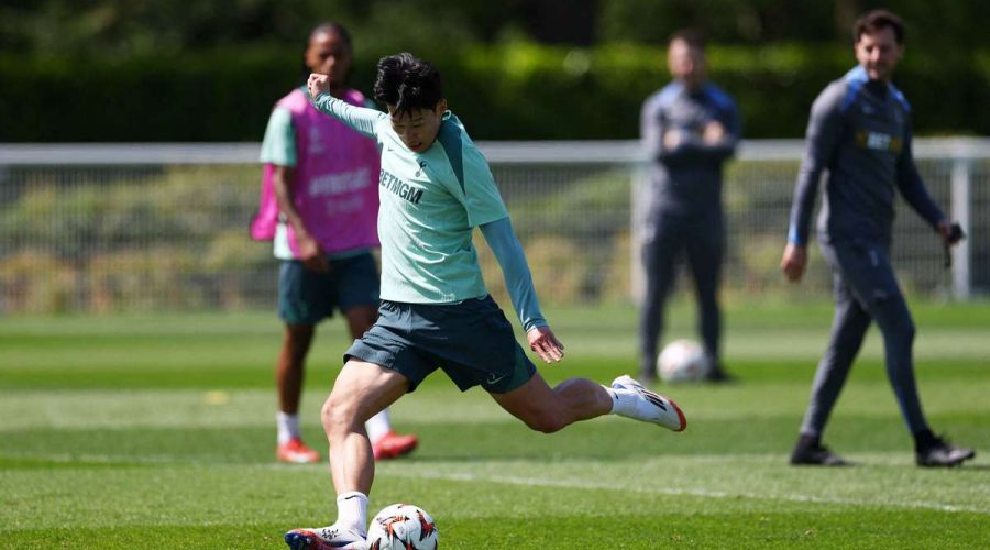 قائد توتنهام سون يأمل في صنع التاريخ من خلال قيادة الفريق للفوز بلقب الدوري الأوروبي.